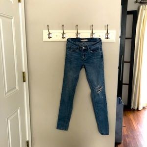 Levi Strauss & Co red labeled 711 skinny jeans